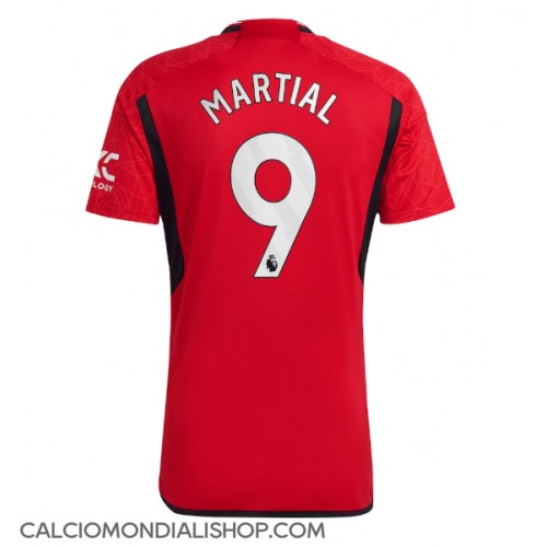 Maglie da calcio Manchester United Anthony Martial #9 Prima Maglia 2023-24 Manica Corta